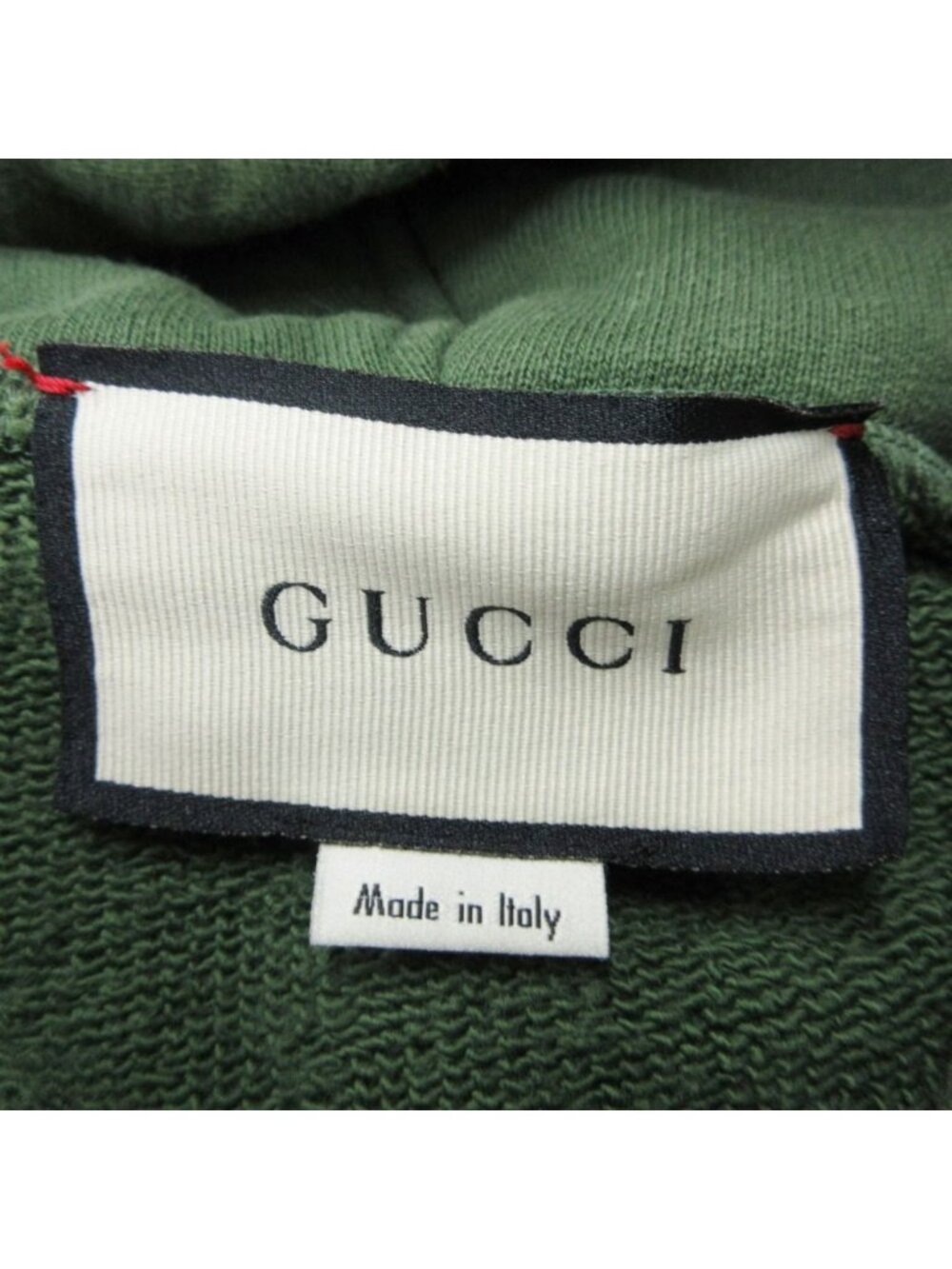 ★SOLD★ Gucci Set GG Logo Hooded Hoodie Jersey Sweatshirt Logo Track Pants Green - Picture 9 of 10